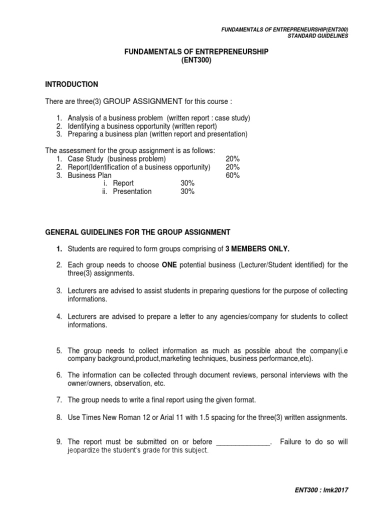 ent300 business plan sample ent300 business plan sample